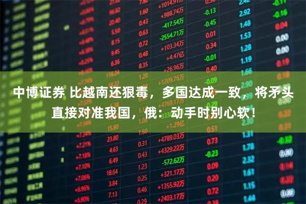 中博证券 比越南还狠毒，多国达成一致，将矛头直接对准我国，俄：动手时别心软！