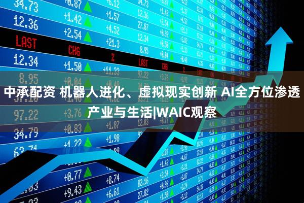 中承配资 机器人进化、虚拟现实创新 AI全方位渗透产业与生活|WAIC观察